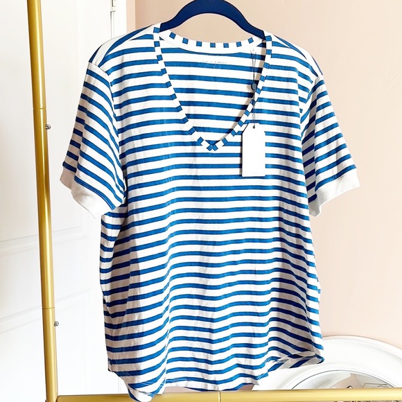 Classic Blue and White Striped Tee from Universal Standard NWT size S 14-16 - Picture 6 of 6